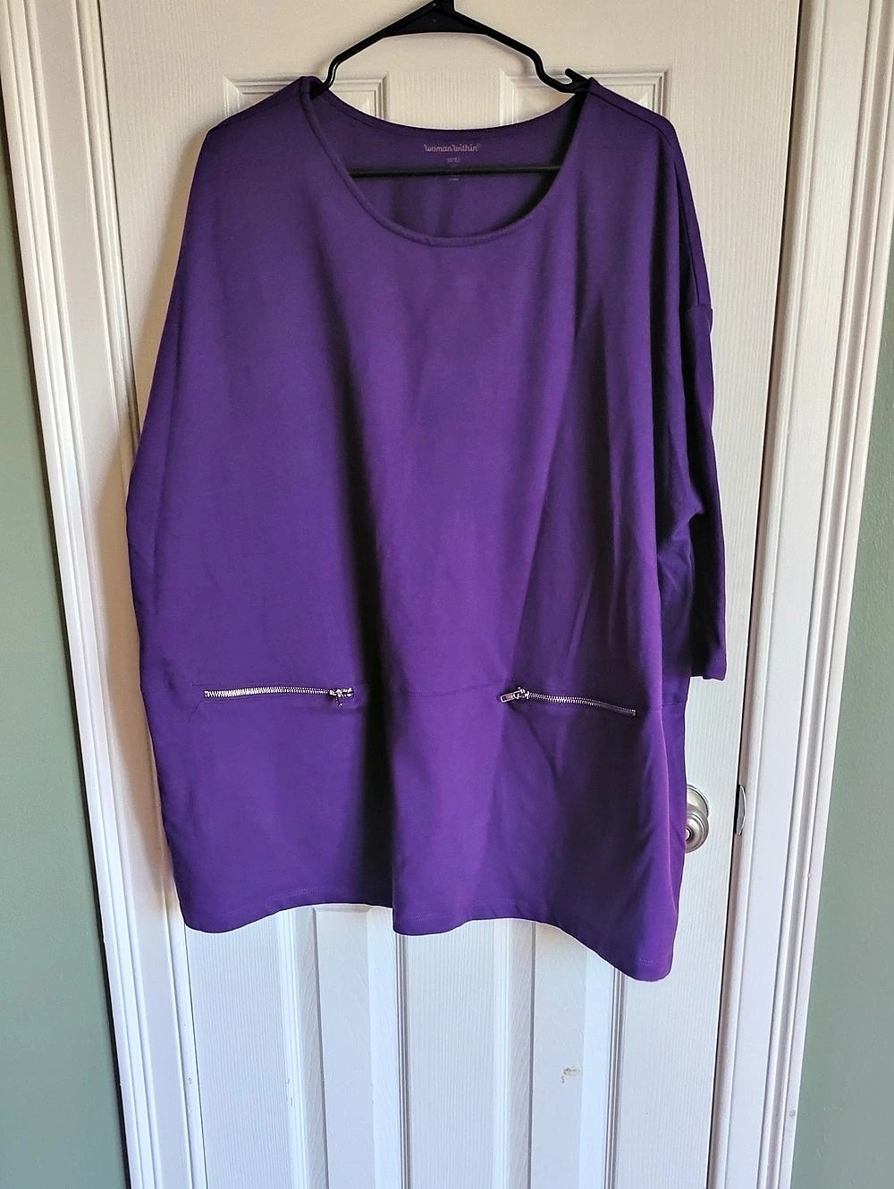 Purple Long Sleeve Tunic Like New